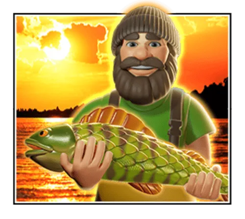 Fisherman wild holding cash