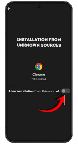Allowing installs from unknown sources