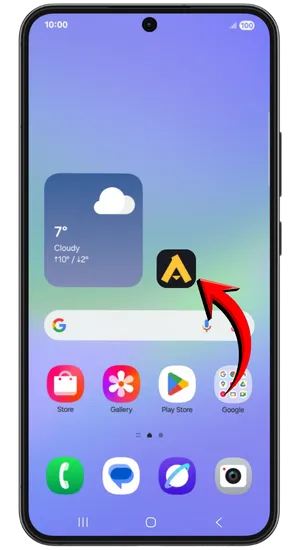 Launching the app after installation